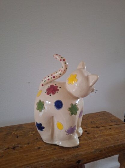 Vintage poezenbeeld keramiek - Afbeelding 4