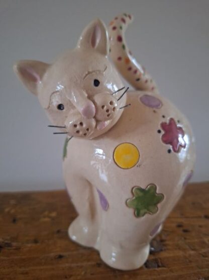 Vintage poezenbeeld keramiek - Afbeelding 7