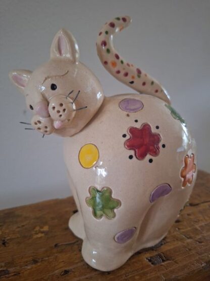 Vintage poezenbeeld keramiek - Afbeelding 6