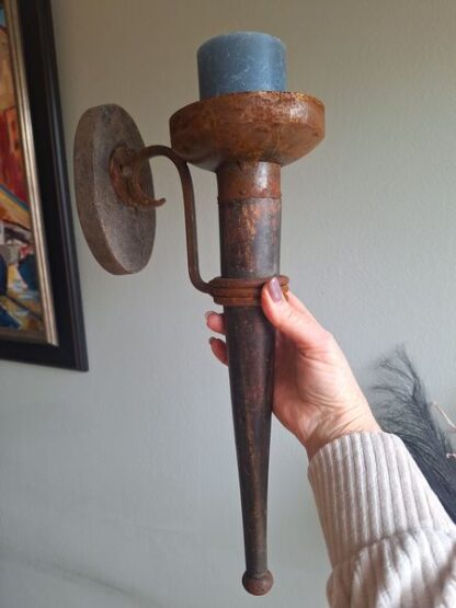 Vintage robuuste wandkandelaars - Afbeelding 5