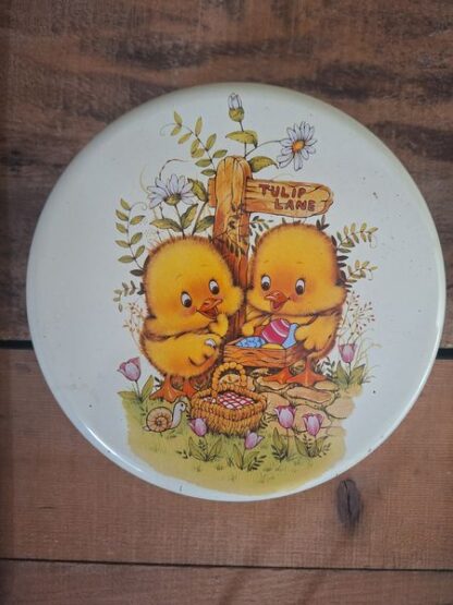 Vintage koektrommel Pasen West Germany