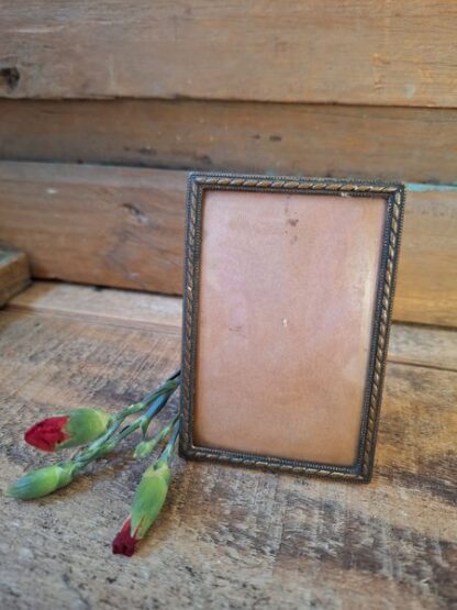 Oud fotolijstje bolglas
