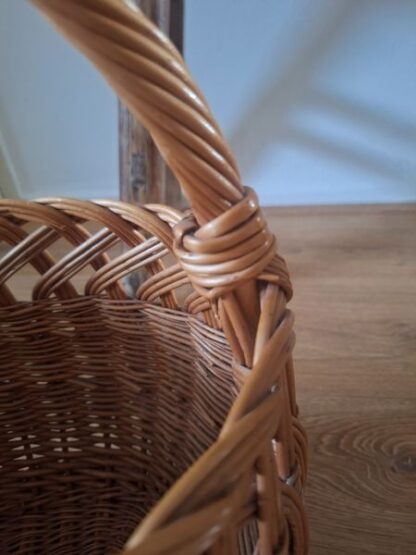 Vintage rotan mand met hengsel - Afbeelding 5