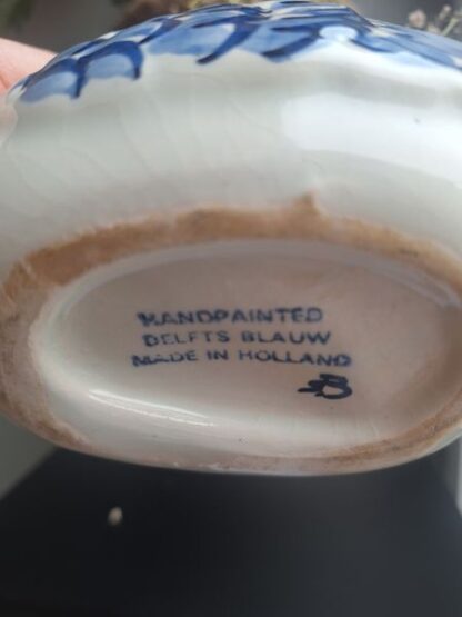 Vintage vaasje vorm zwaan Delfts Blauw - Afbeelding 2