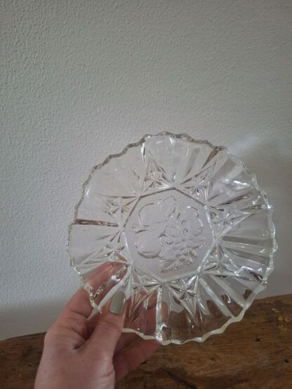 Vintage glazen fruitschaaltje