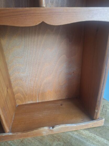 Vintage houten wandkastje - Afbeelding 3