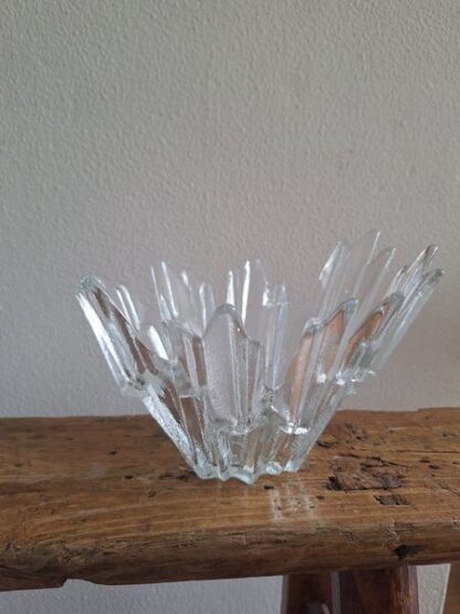 Vintage glazen schaal