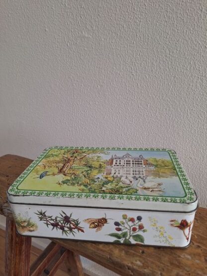 Vintage Verkade blik rechthoekig