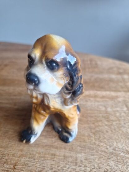 Vintage beeldje bruin hondje - Afbeelding 5