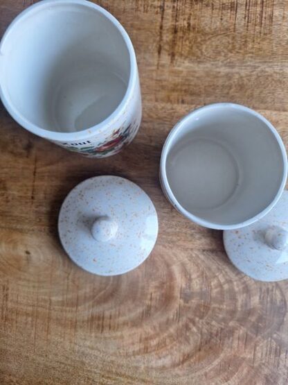 Vintage voorraadpotten peper en zout - Afbeelding 3