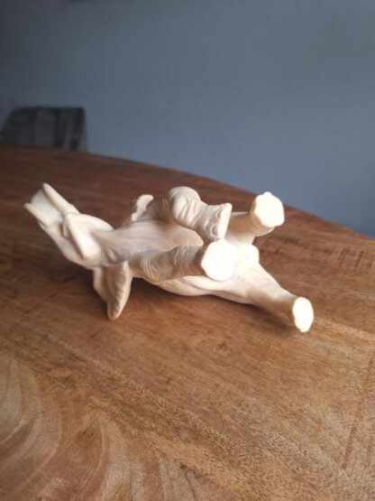 Vintage olifant beeldje stenen ivoor - Afbeelding 3