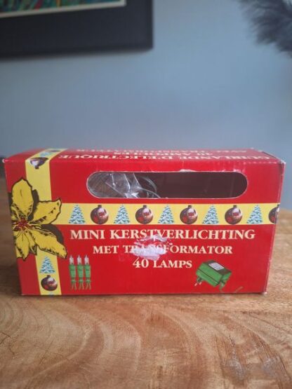Vintage mini kerstverlichting gekleurde lampjes - Afbeelding 4