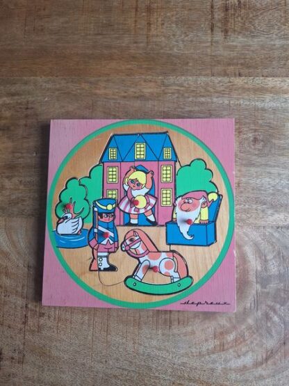 Vintage puzzel hout Depreux