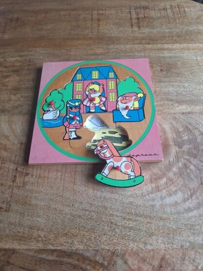 Vintage puzzel hout Depreux - Afbeelding 2