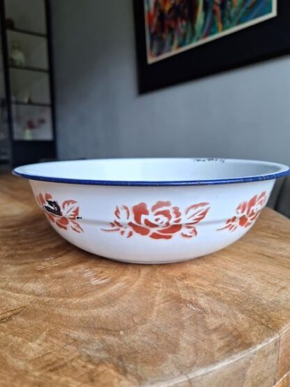 Vintage emaille schaal panda - Afbeelding 3