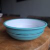 Oud mintgroen emaille schaaltje