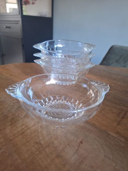 Vintage glazen schaaltjes dessert - Afbeelding 2