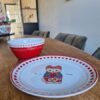 Vintage bord en kom V&D - Afbeelding 2