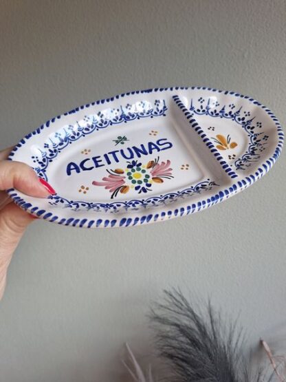 Vintage Spaans schaaltje olijven - Afbeelding 3