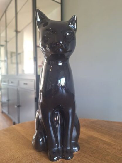 Vintage beeld zwarte kat