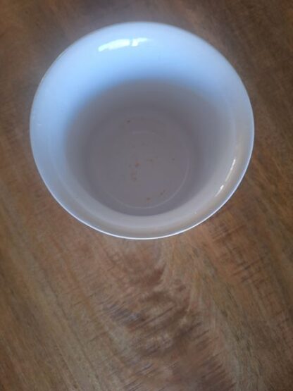 Vintage witte bloempot - Afbeelding 2