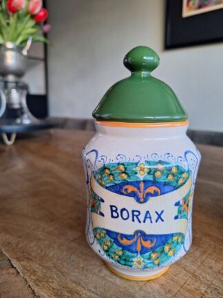 vintage voorraadpot Borax