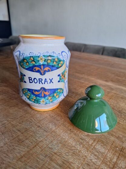 Vintage voorraadpot Borax - Afbeelding 2
