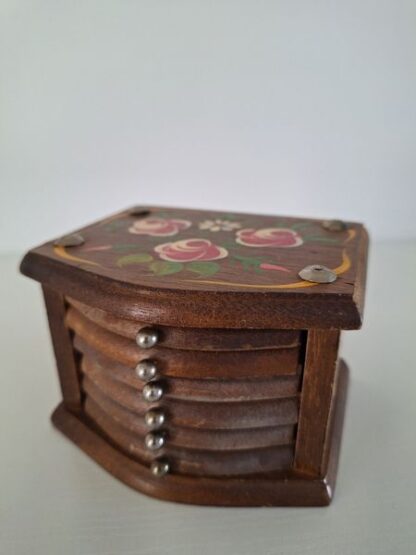vintage onderzetters hout