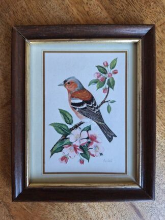 vintage lijstje vogel
