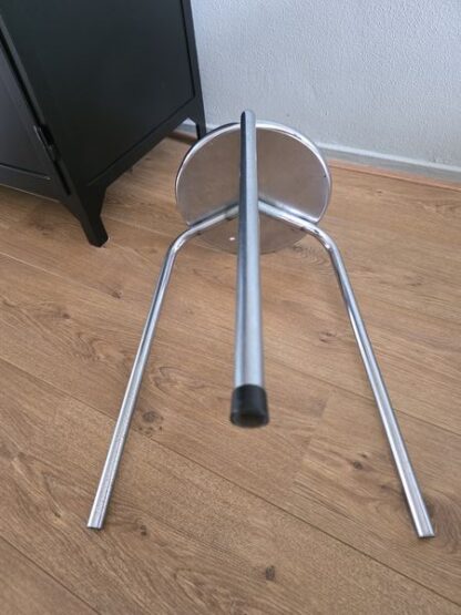 Vintage krukje chroom en mintblauw - Afbeelding 3