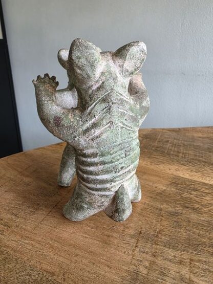Vintage stenen beeldje hondjes - Afbeelding 3