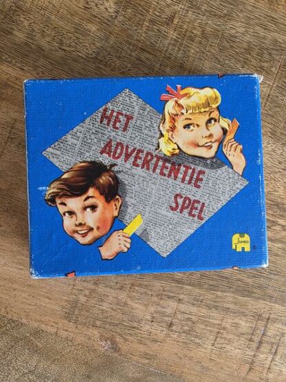 Vintage spelletje Het Advertentiespel