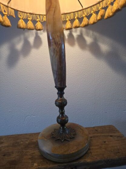 Vintage lamp met marmeren voet - Afbeelding 4