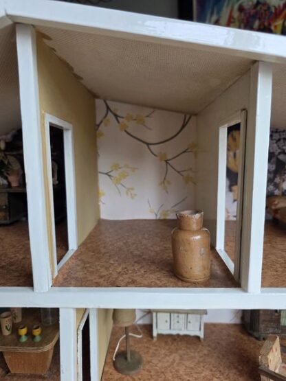 Vintage poppenhuis inclusief meubeltjes en accessoires - Afbeelding 8
