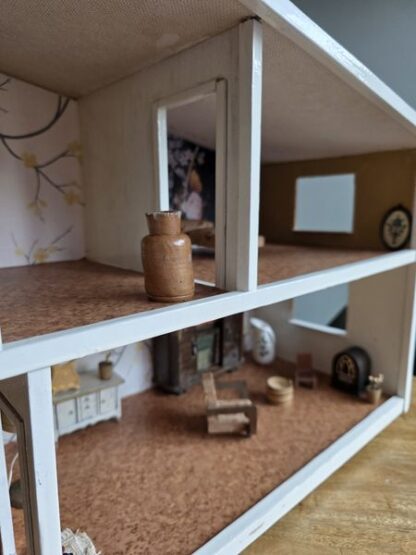 Vintage poppenhuis inclusief meubeltjes en accessoires - Afbeelding 11