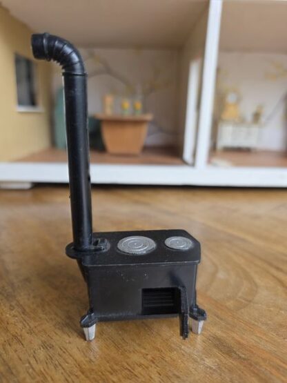 Vintage poppenhuis inclusief meubeltjes en accessoires - Afbeelding 20