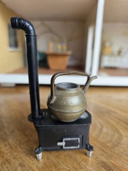 Vintage poppenhuis inclusief meubeltjes en accessoires - Afbeelding 21