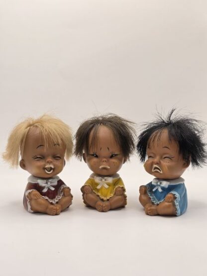 Vintage emotie poppen set Iwai Industrial
