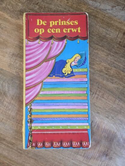 Vintage sprookjesboek De prinses op een erwt