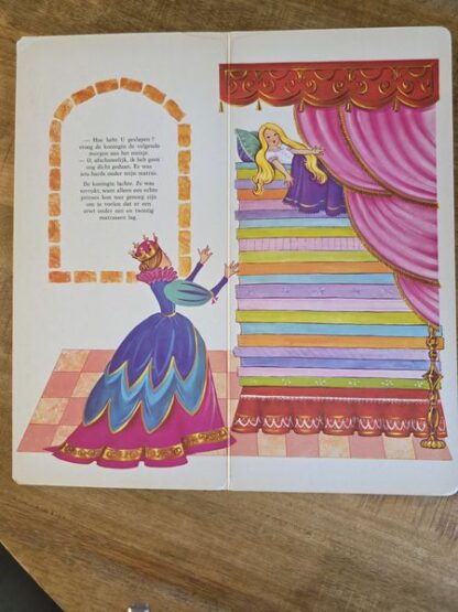 Vintage sprookjesboek De prinses op een erwt - Afbeelding 3