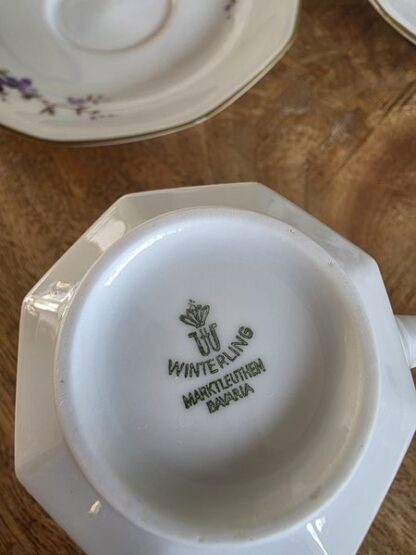 Vintage set kop en schotel Winterling - Afbeelding 2