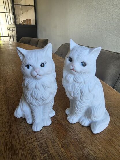 vintage beeldjes poezen