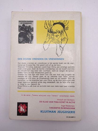 Vintage boek "Een dozijn vrienden en vriendinnen" van Greetje Kip - Afbeelding 2