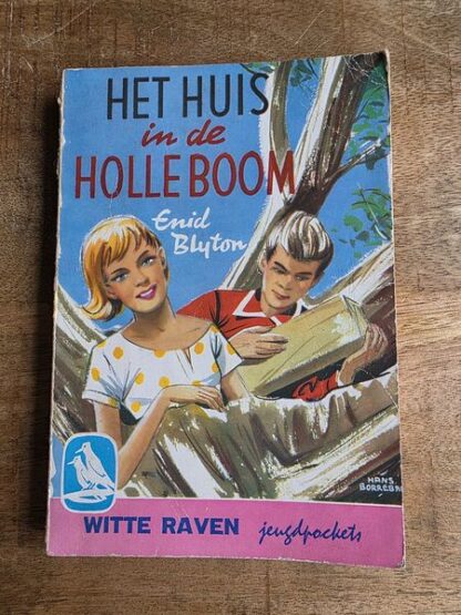 Vintage boek "Het huis in de holle boom" van Enid Blyton