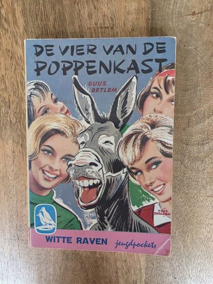 Vintage boek "de vier van de poppenkast" van Guus Betlem
