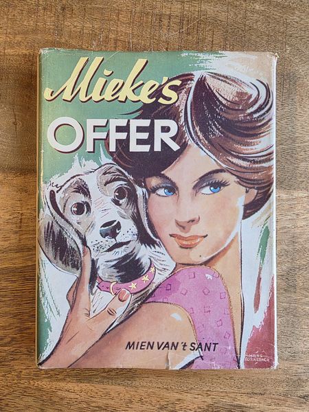 Vintage boek "Mieke's offer" van Mien van 't Sant