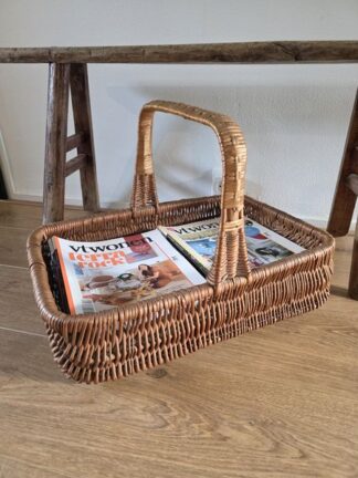 vintage rieten mand