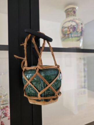 Vintage gemberpot groen