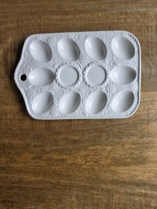 Vintage eierschaal wit