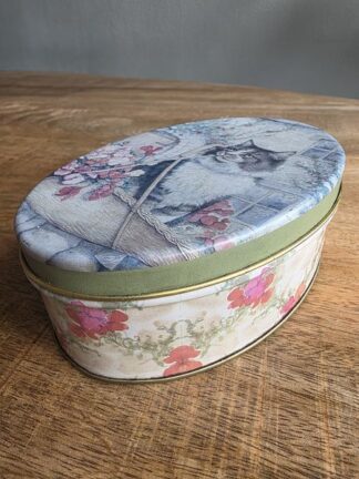 Vintage blikje poes